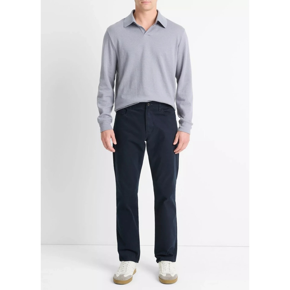 Vince‎ Dylan Pant Men's 38x33 Navy Slim 5-Pocket Peached Stretch-Cotton NWT $195